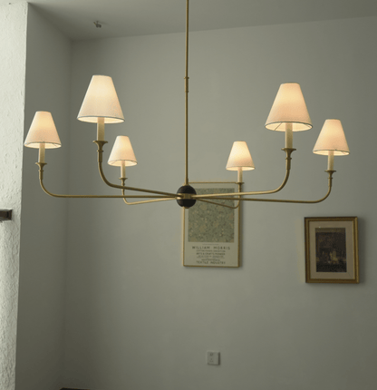 Aurelian Span Fabric Chandelier