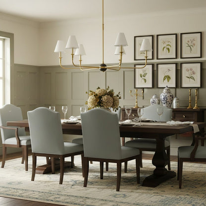 Aurelian Span Fabric Chandelier
