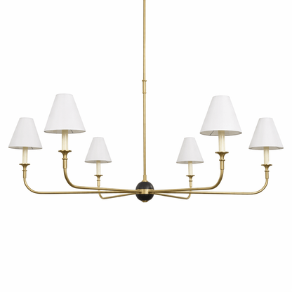 Aurelian Span Fabric Chandelier