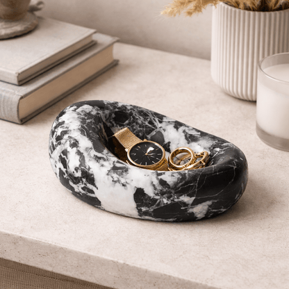 Drift Bowl Marble Tray