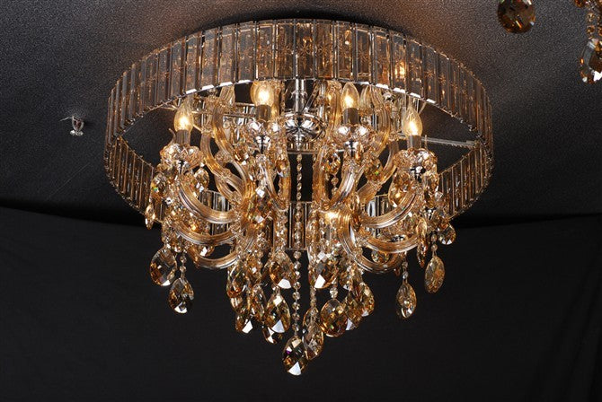 traditional crystal flush mount Chandelier