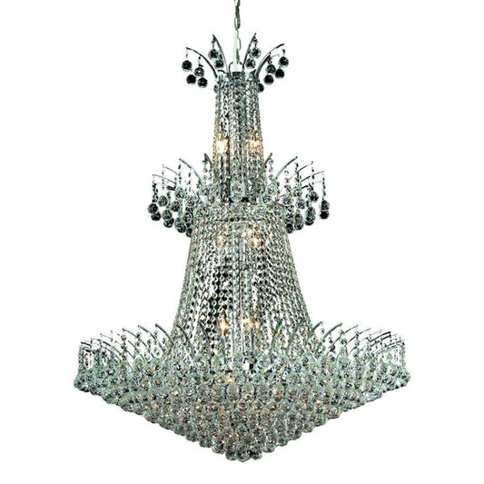 Elegant Lighting Chrome Eighteen-Light
