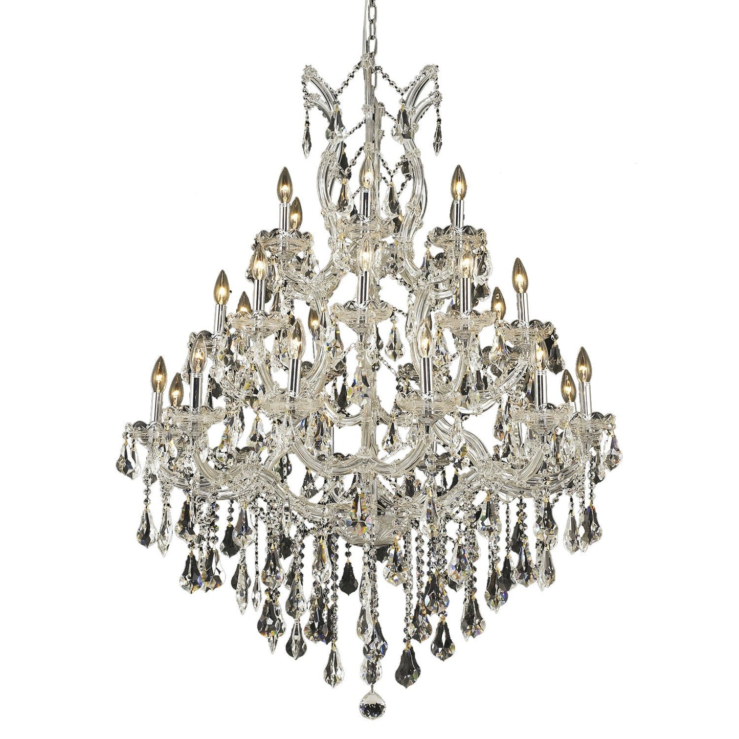 Theresa Chrome Twenty-Eight Light Chandelier
