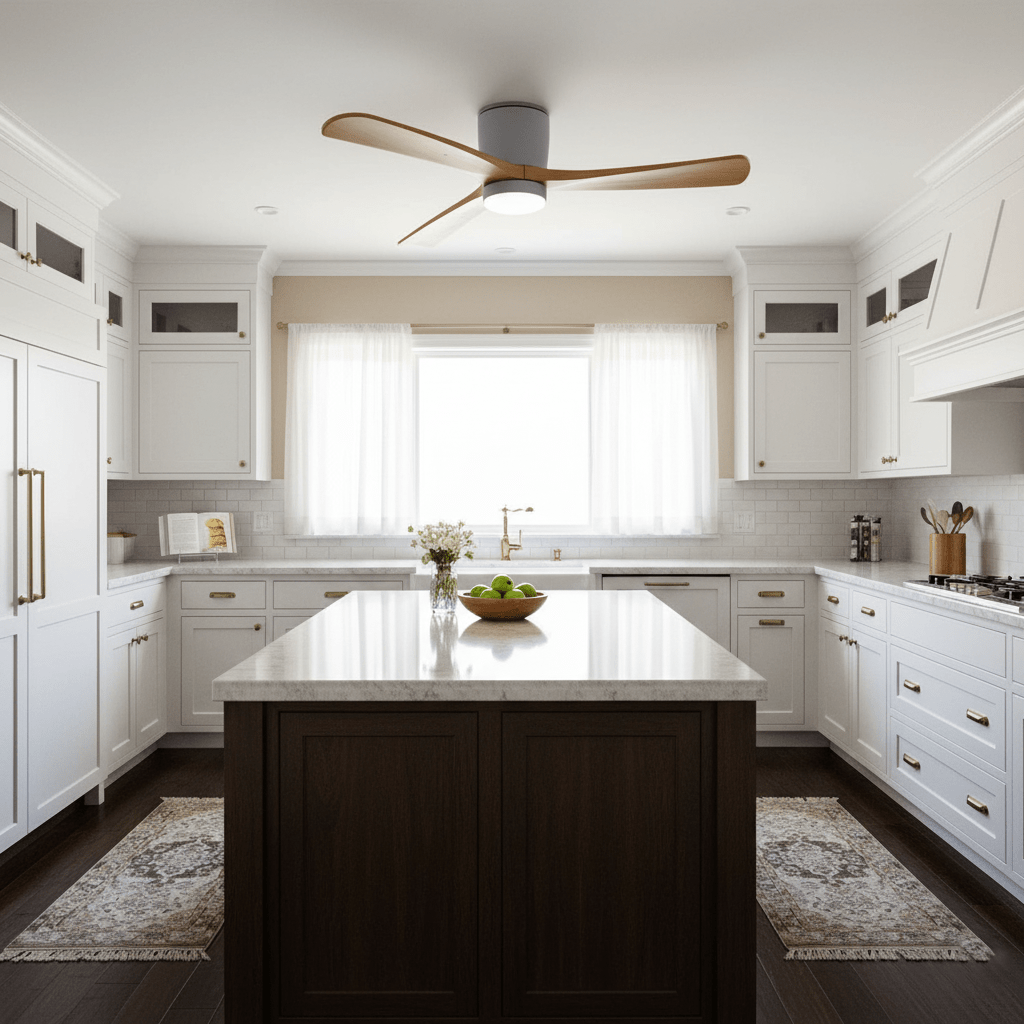 Nordic Wooden 42"/48"/52" Ceiling Fan Light