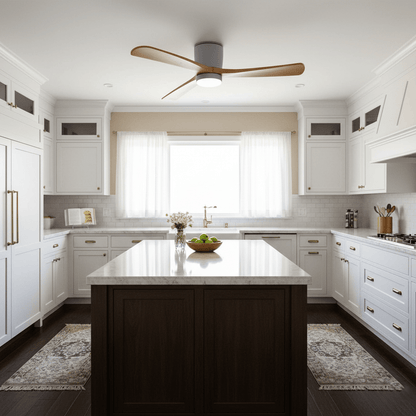 Nordic Wooden 42"/48"/52" Ceiling Fan Light