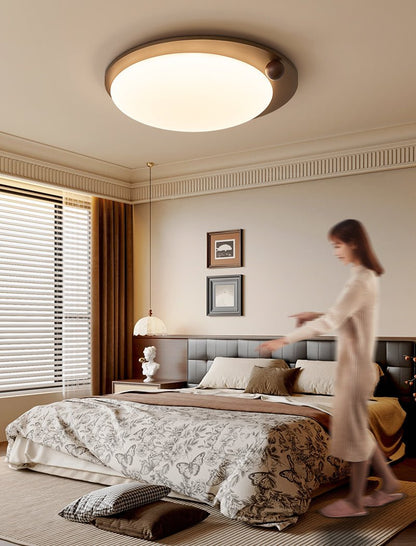 Wood Accent Ceiling Light