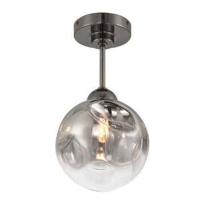 One Light Semi Flush Mount