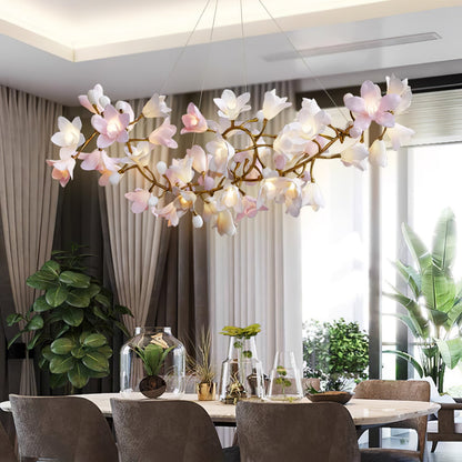 Circular Blossom Chandelier