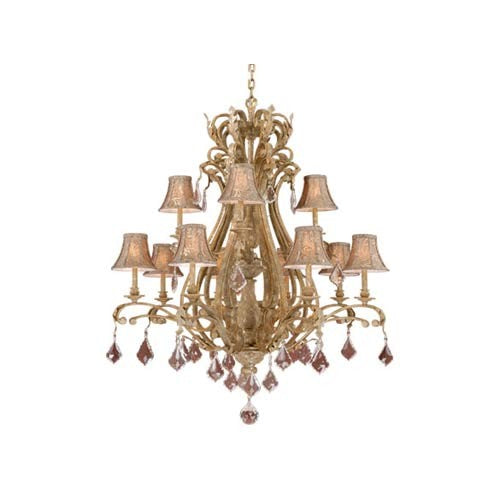 Phoenician Platinum Twelve-Light Chandelier