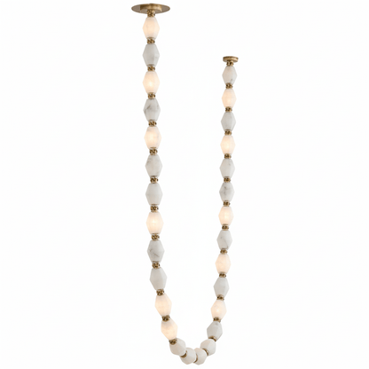 Glass Chain Chandelier