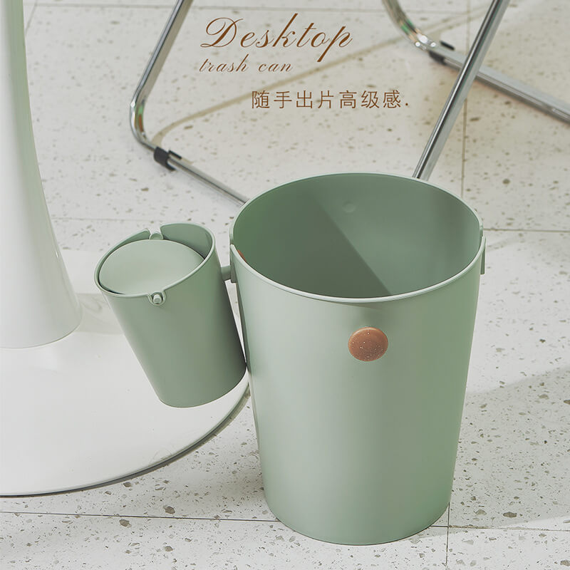 2Pcs Mini Paper Waste Buckets