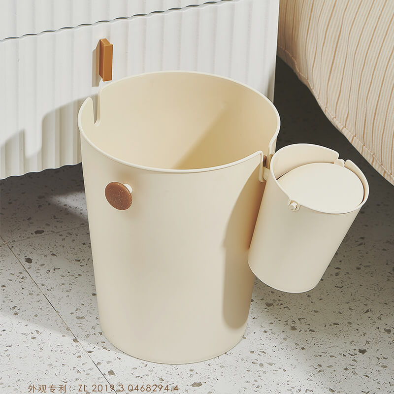 2Pcs Mini Paper Waste Buckets