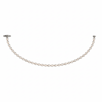 Glass Chain Chandelier
