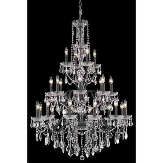 St. Francis Dark Bronze Pendant with Royal Cut Crystal