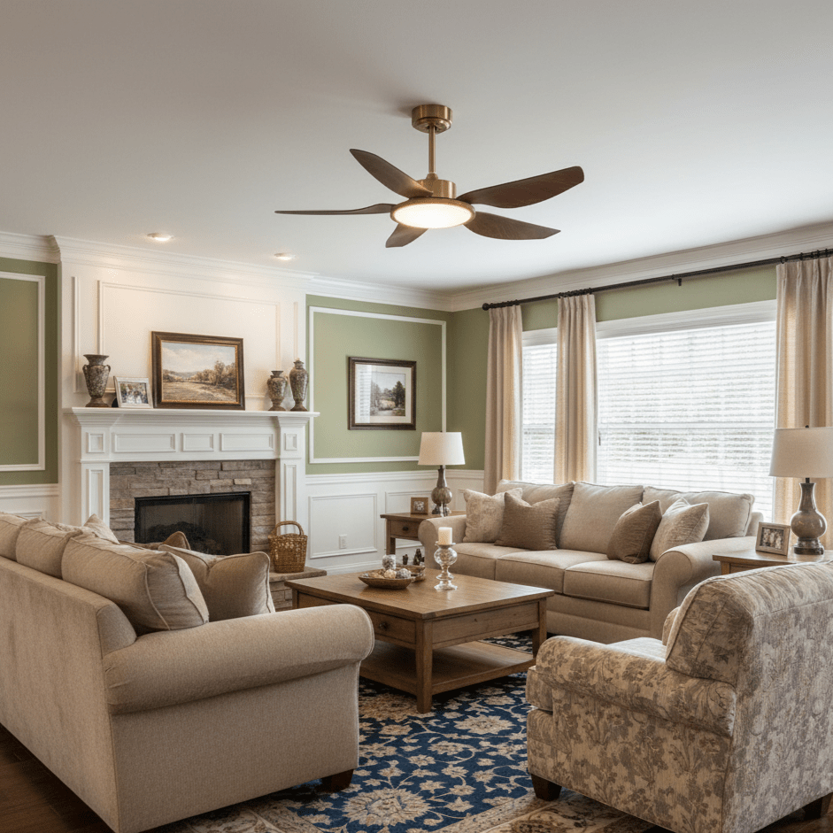 Sirocco Breeze Ceiling Fan Light