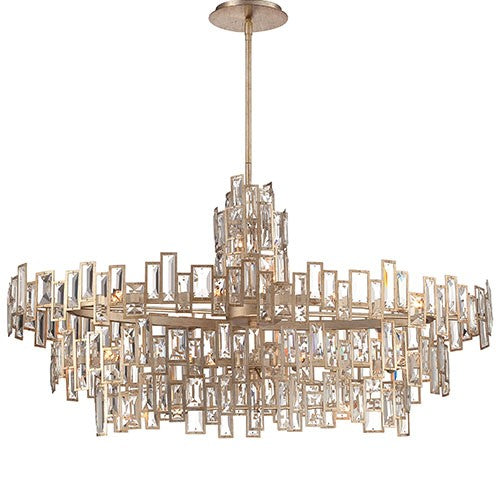 Gold 21-Light Island Pendant