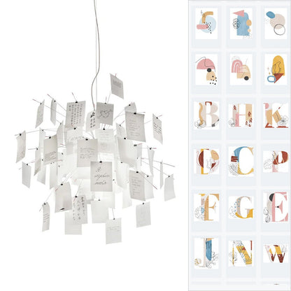 Paper Candelabrum Chandelier