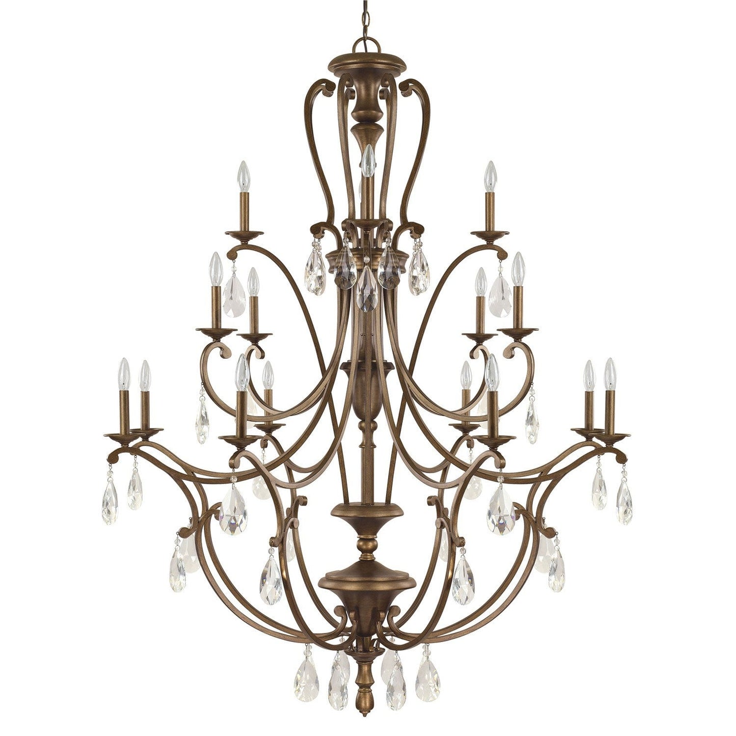 Fixture Company Claybourne Suede 16-Light Chandelier