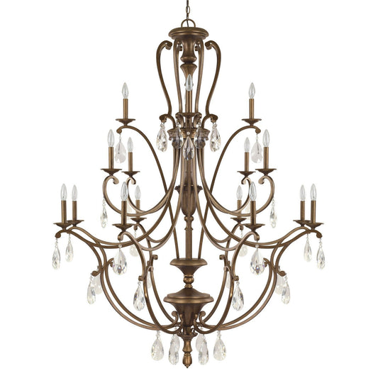 Fixture Company Claybourne Suede 16-Light Chandelier