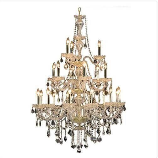 Gold 21 Light 53-in Chandelier