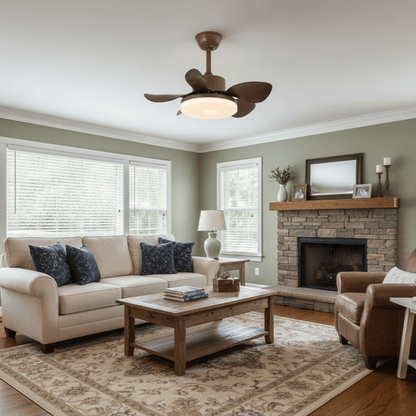 Terra Walnut Ceiling Fan Light
