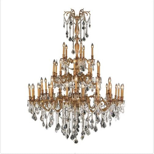 Gold Forty-Five Light Chandelier