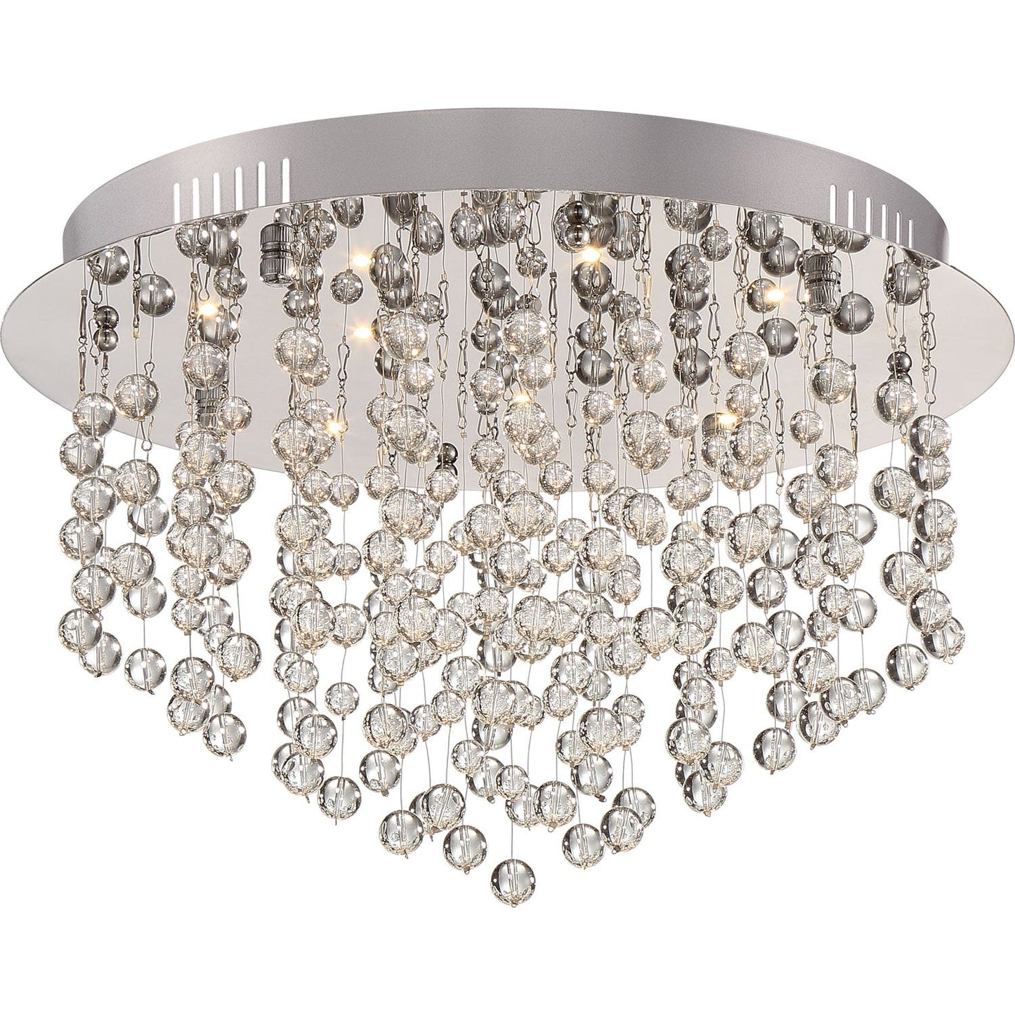 Polished Chrome 16-Inch LED Flush Mount