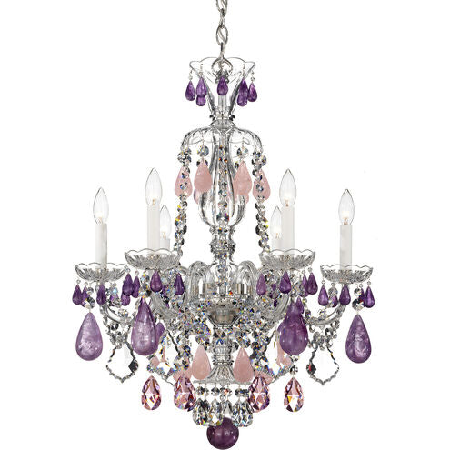 Schonbek Hamilton Rock Crystal 5535 6-Light Chandelier