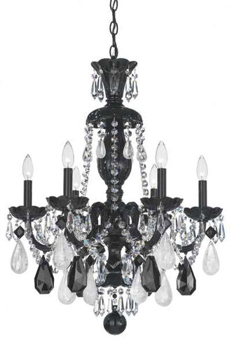 Schonbek Hamilton Rock Crystal 5535 6-Light Chandelier