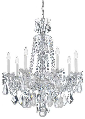 Schonbek Hamilton Rock Crystal 5536 7-Light Chandelier