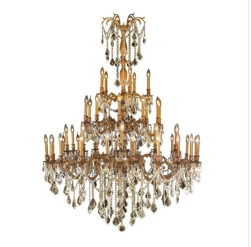 Gold Forty-Five Light Chandelier