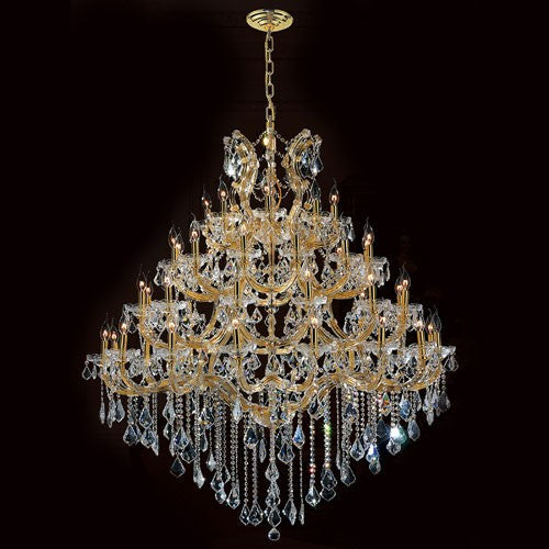 Maria Theresa 49-Light Gold Finish with Clear-Crystals Chandelier