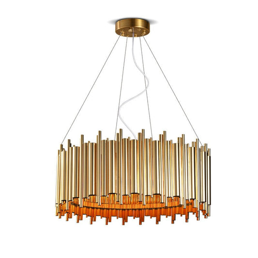 Modern minimalist atmosphere of the atmosphere iron ring chandeliers