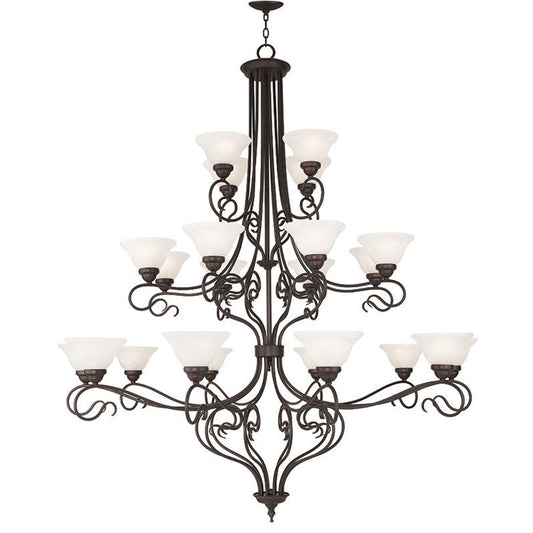 Coronado Bronze 56-Inch 22-Light Grand Foyer Chandelier