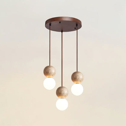 Camille Travertine Pendant Light