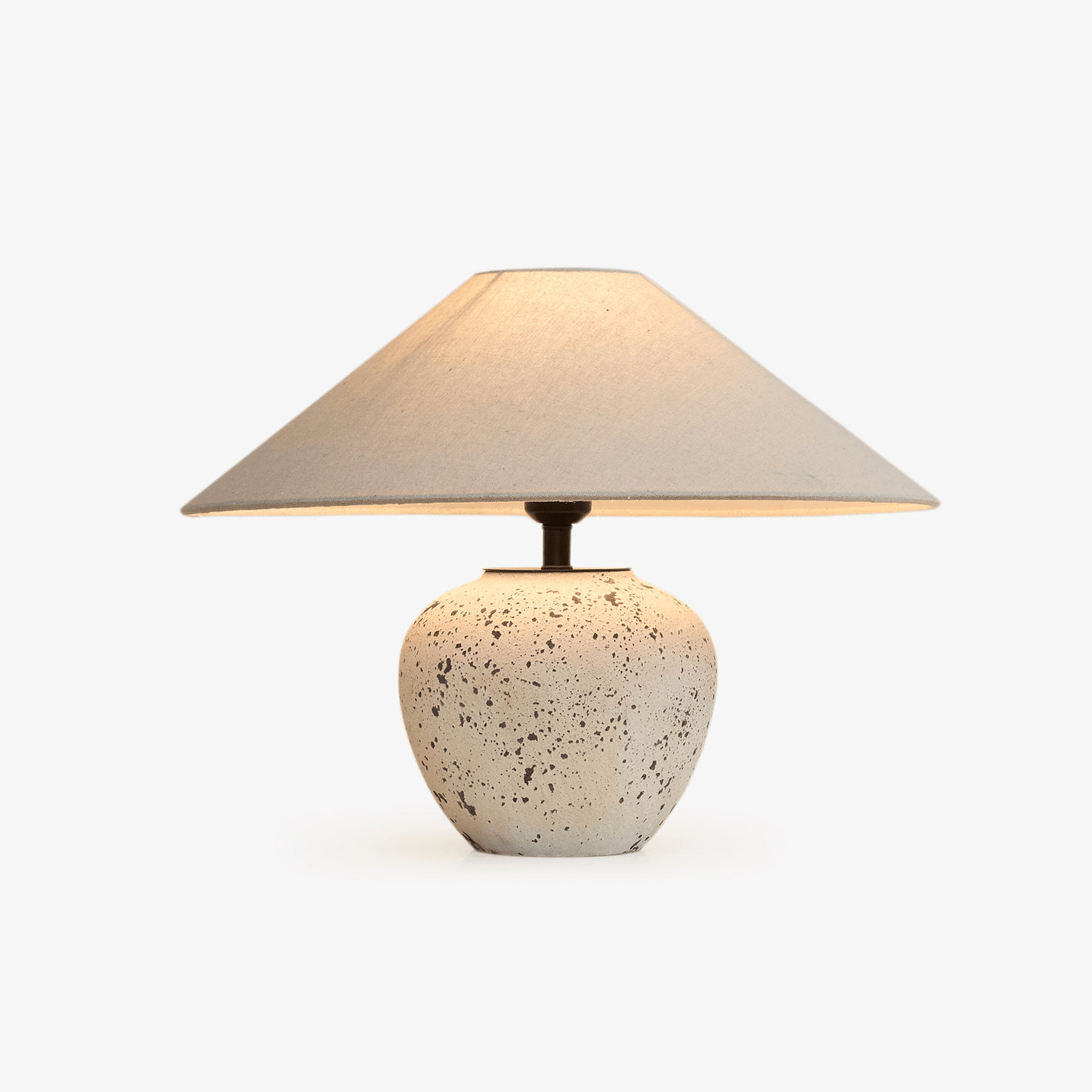 Speckled Ceramic Jar Table Lamp