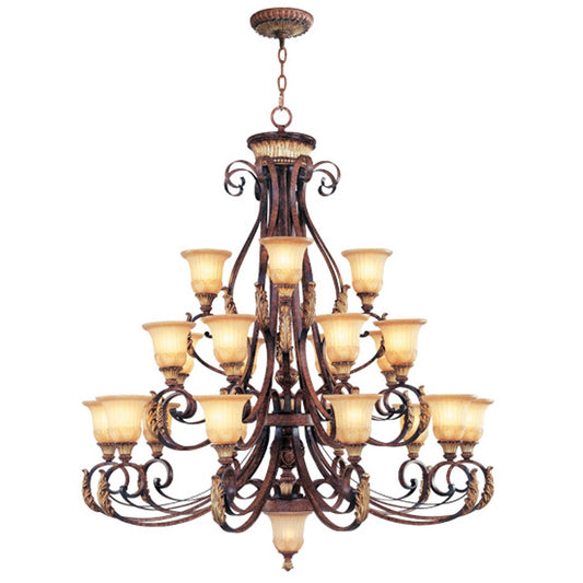 Villa Verona Bronze Twenty-Two Light Chandelier