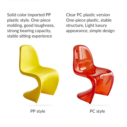 2 S-Shaped Panton Chair