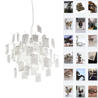 Paper Candelabrum Chandelier