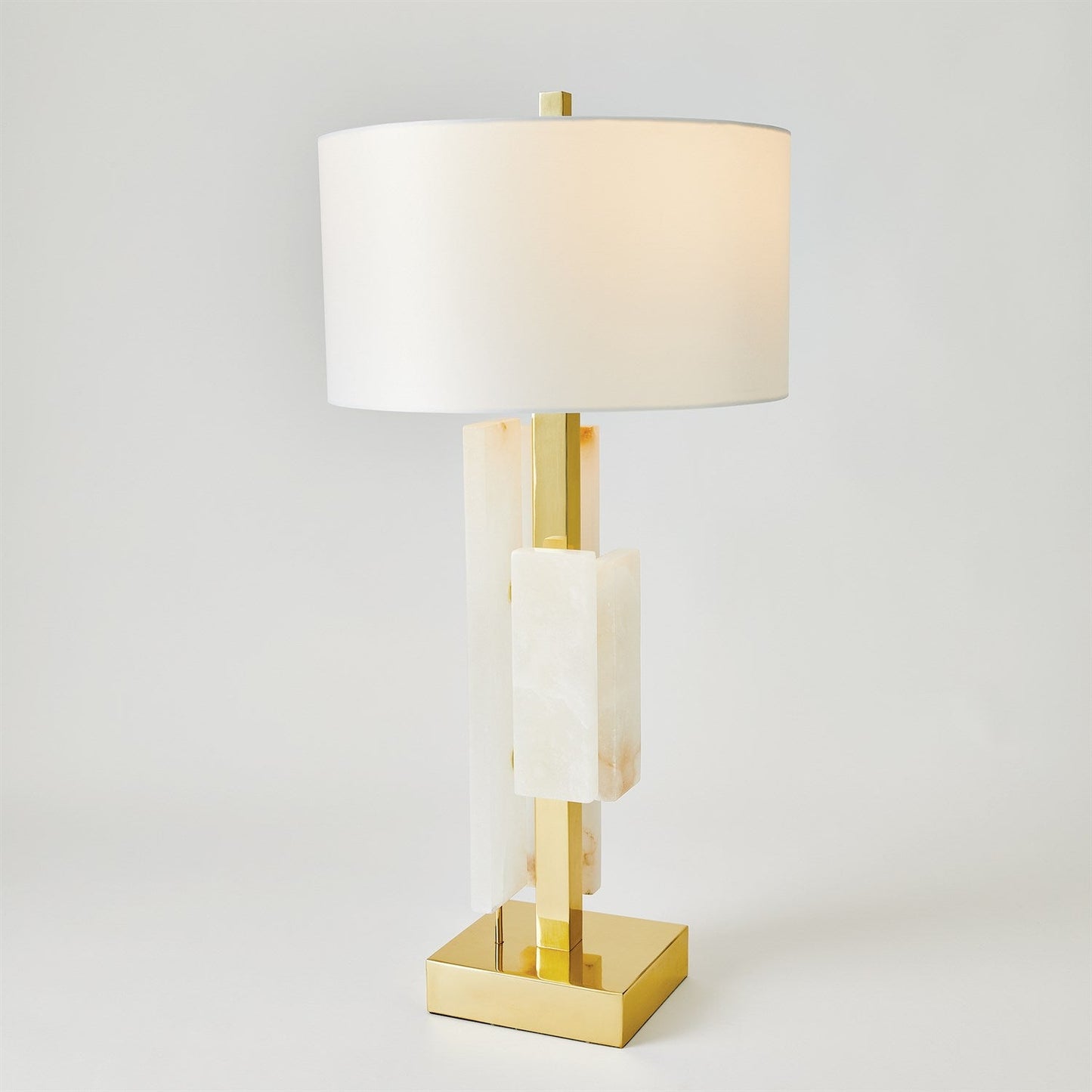 Global Views Posh Block Table Lamp