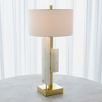 Global Views Posh Block Table Lamp