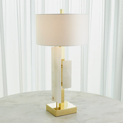 Global Views Posh Block Table Lamp