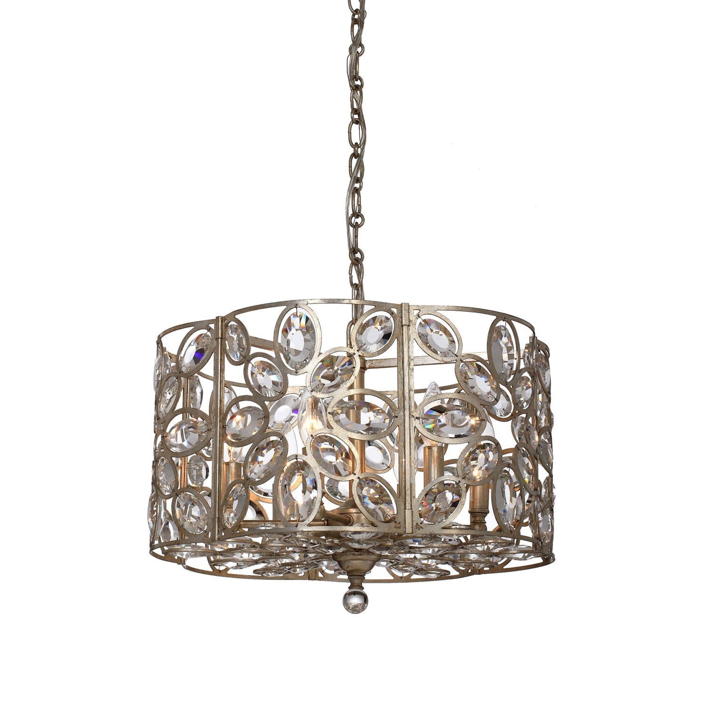 Group Sterling Distressed Twilight Six-Light Pendant