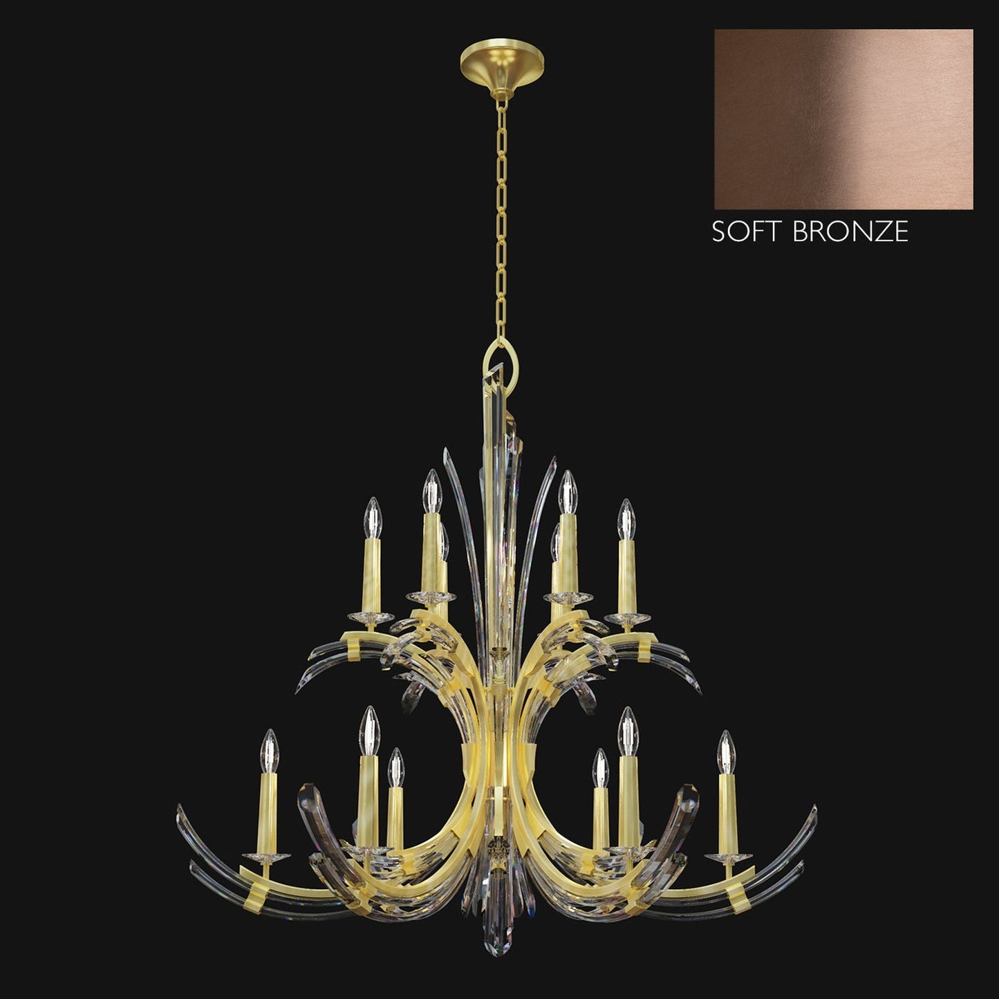 Fine Art Trevi 42" Round Chandelier