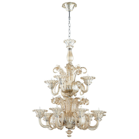 LaScala Cognac 12-Light Chandelier