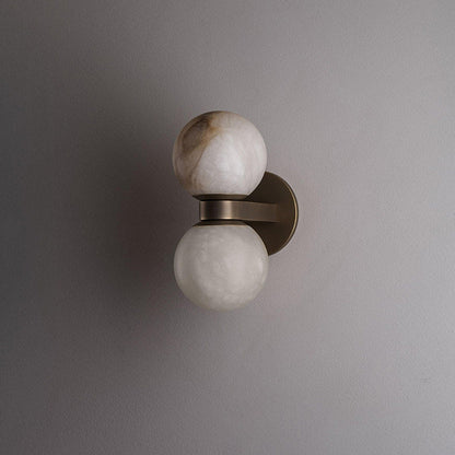 Alabaster Celestia Orb Wall Light