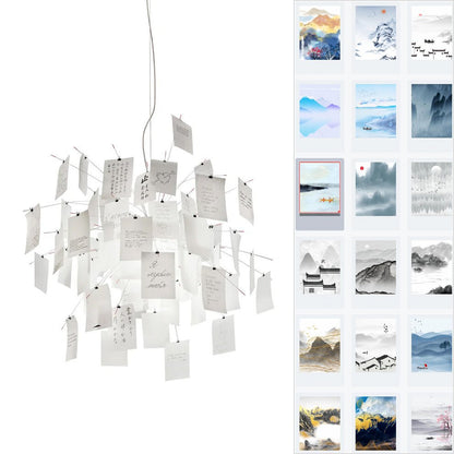 Paper Candelabrum Chandelier