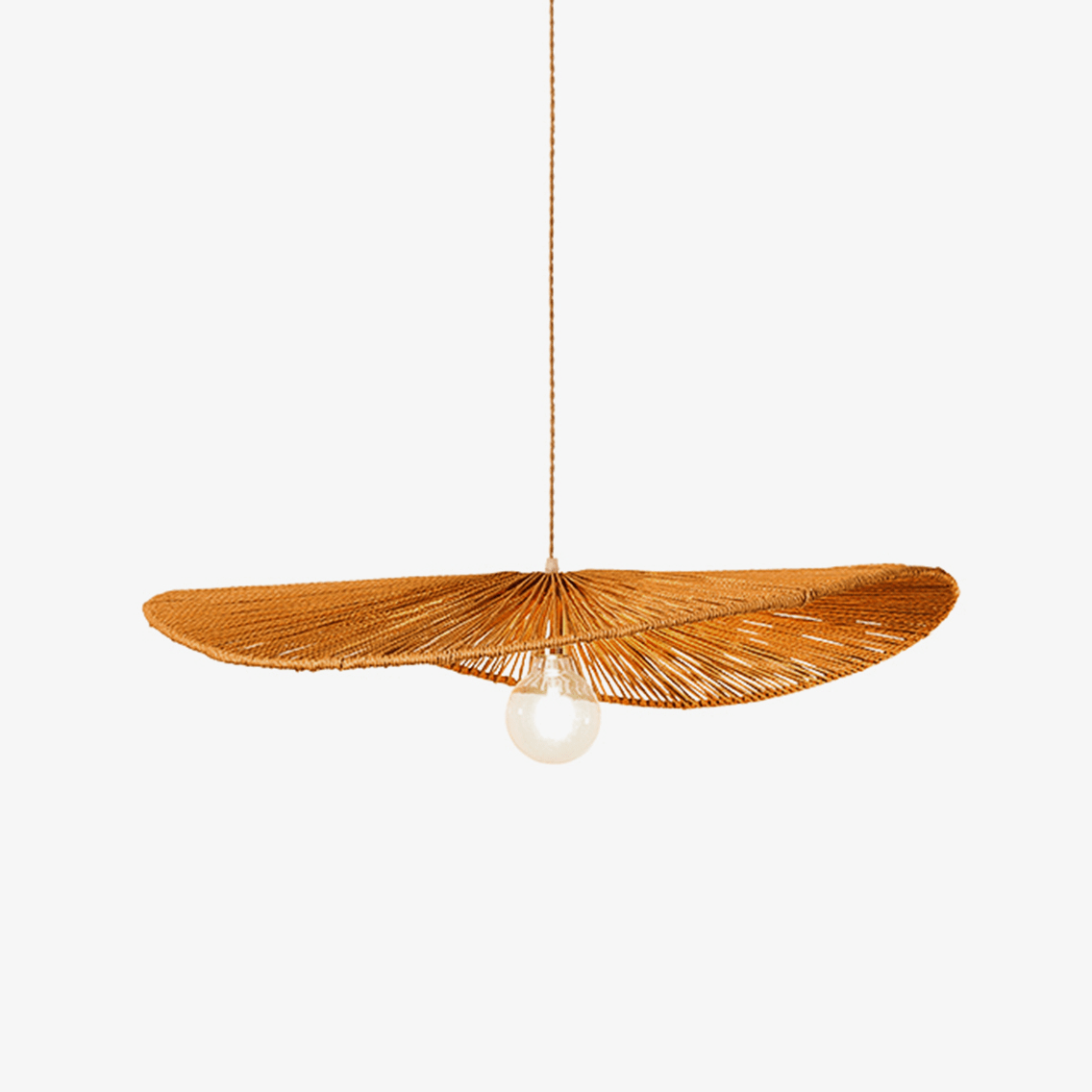 Woven Leaf Pendant Light