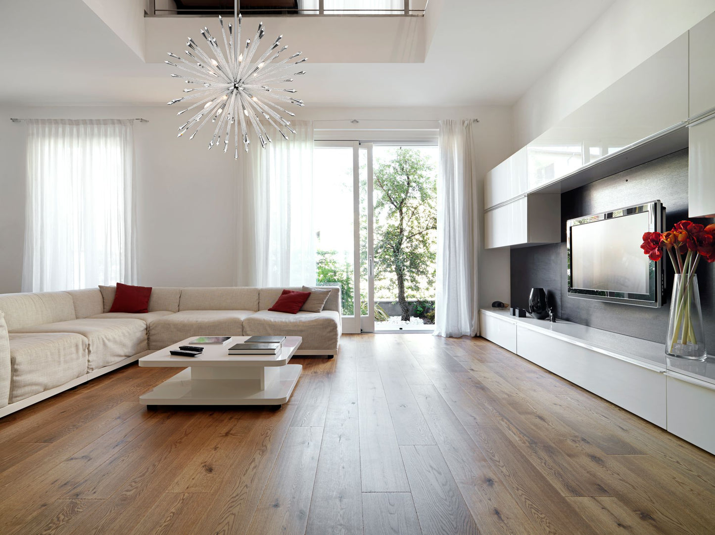 Soleia 47" Wide Chrome 12-Light Sputnik Chandelier