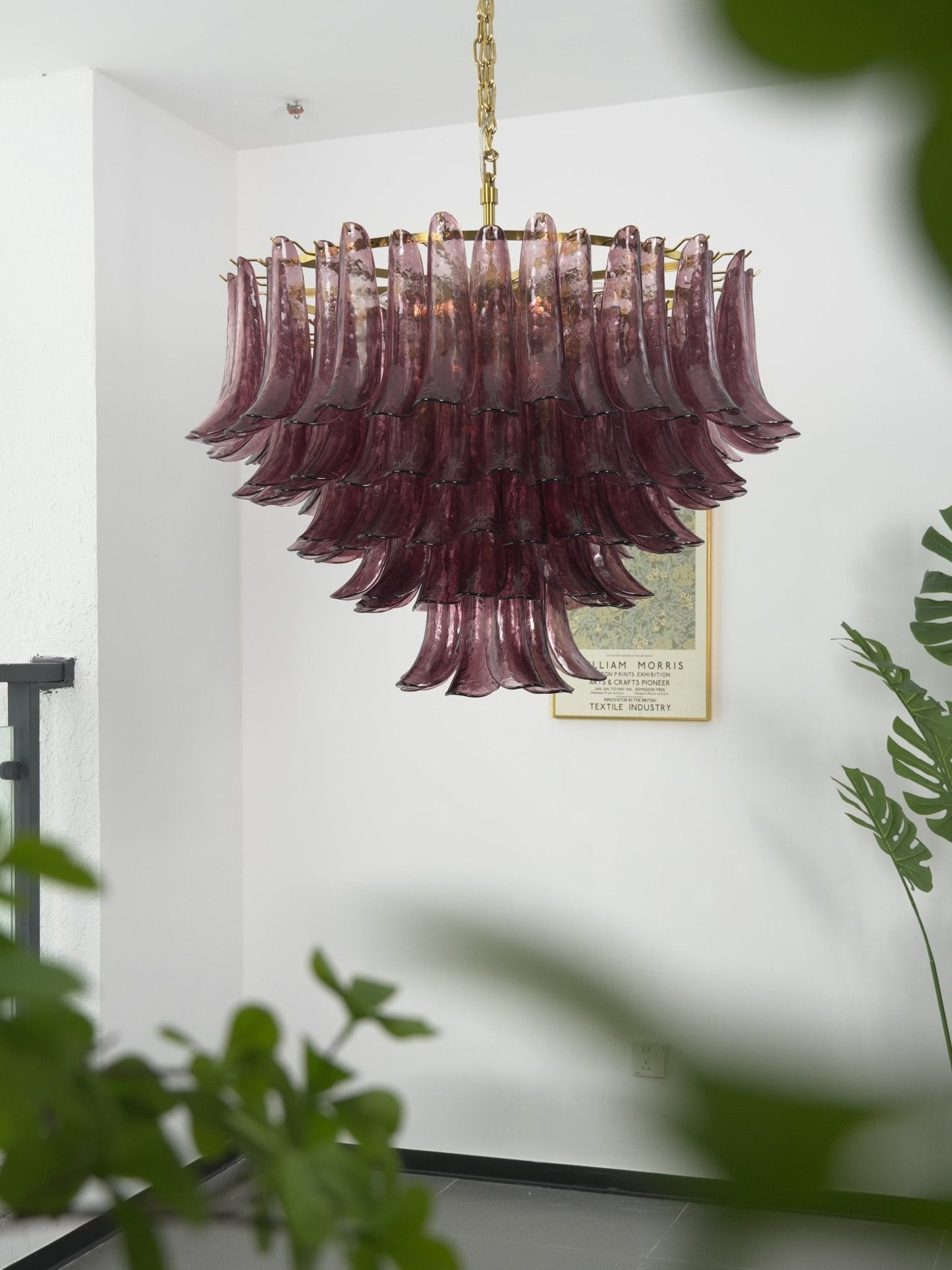 Amethyst Bloom Chandelier